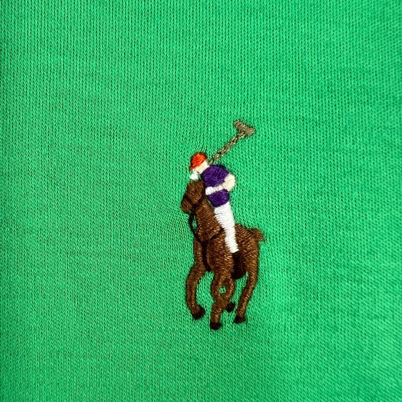 Polo Ralph Lauren Polo Shirt Mens 2XL XXL Green Short Sleeve Pima Soft Touch - Picture 3 of 12